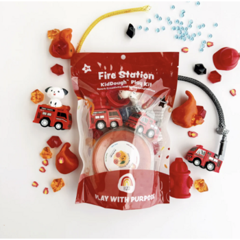Earth Grown KidDoughs Fire Station KidDough Play Kit