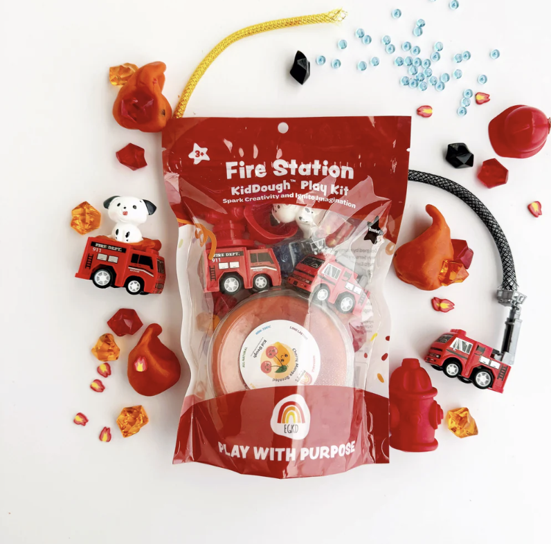 Earth Grown KidDoughs Fire Station KidDough Play Kit