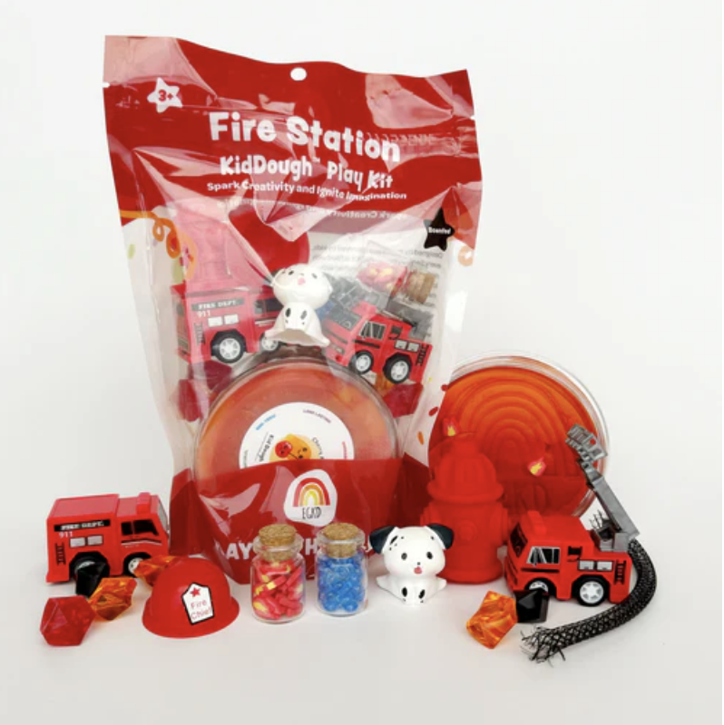 Earth Grown KidDoughs Fire Station KidDough Play Kit