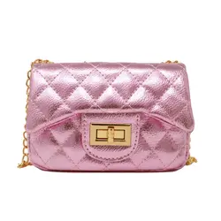Metallic Classic Mini Purse-Lilac