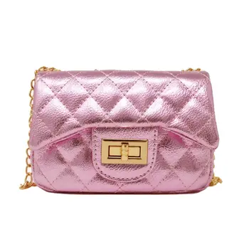 Metallic Classic Mini Purse-Lilac