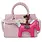 Crocodile Pony Handbag -Pink