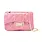 Classic Quilted Sparkle Mini Bag- Pink