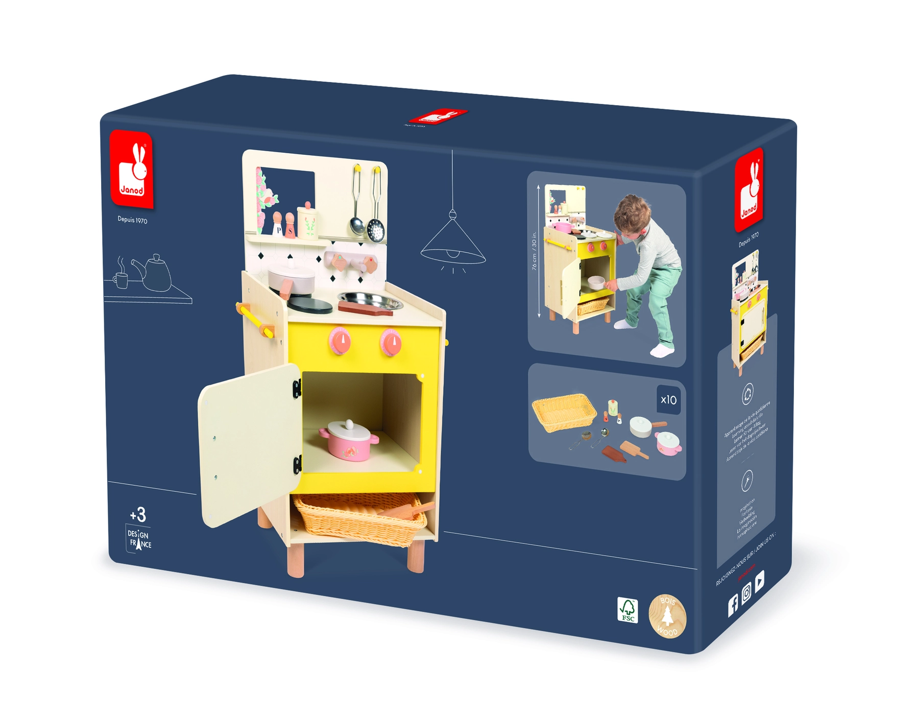 Janod Janod Cottage Chic Compact Cooker