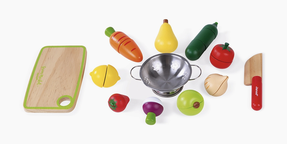 Janod Janod Green Market  Fruits & Veggies Maxi Set