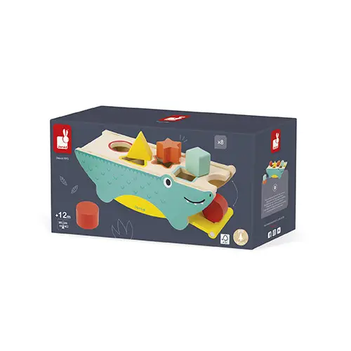 Janod Janod Tropik Crocodile Shape Sorter