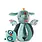 Janod Janod Joe the Dragon Plush Activity Rattle with Handles
