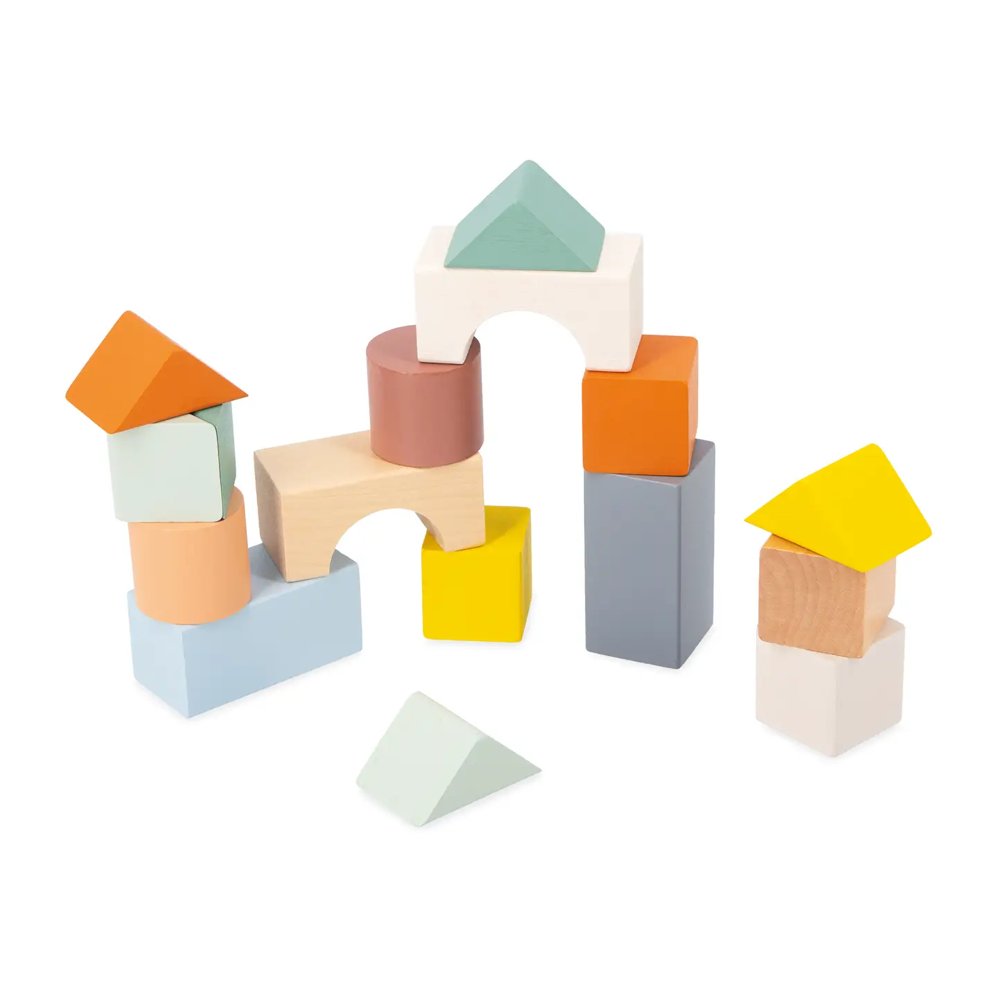 Janod Janod Sweet Cocoon-Pull Along Snail Cube Trolley