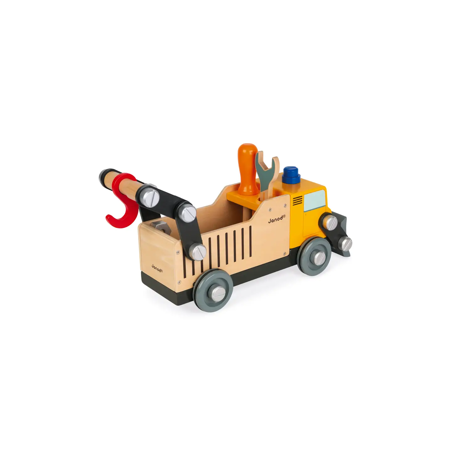 Janod Janod Brico' Kids -Construction Truck - 2 toys in 1: Build & Play