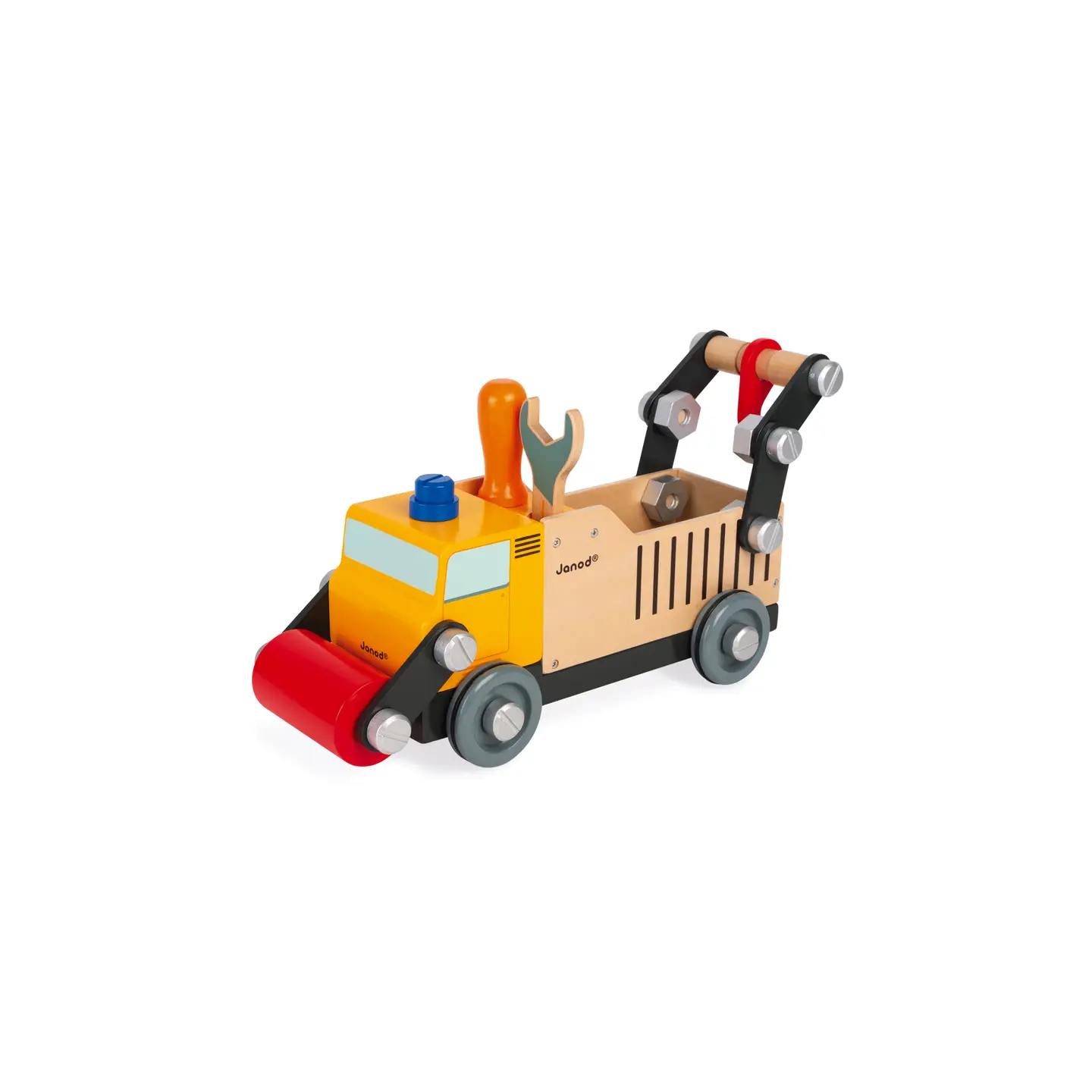 Janod Janod Brico' Kids -Construction Truck - 2 toys in 1: Build & Play