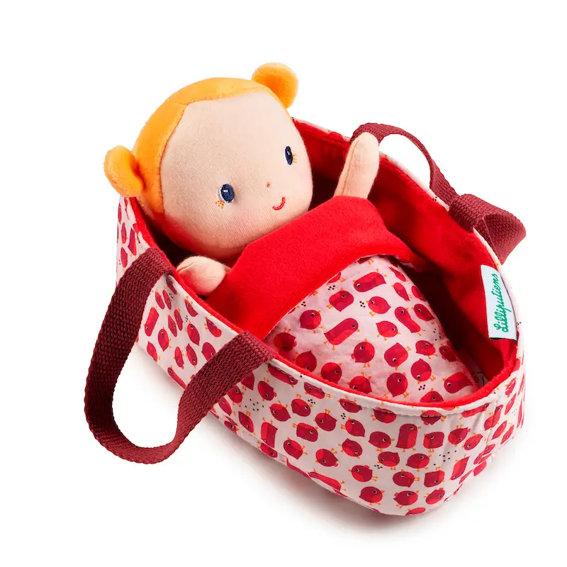 Janod Janod Agathe Baby Doll & Carrier Pretend Play 12 Months+