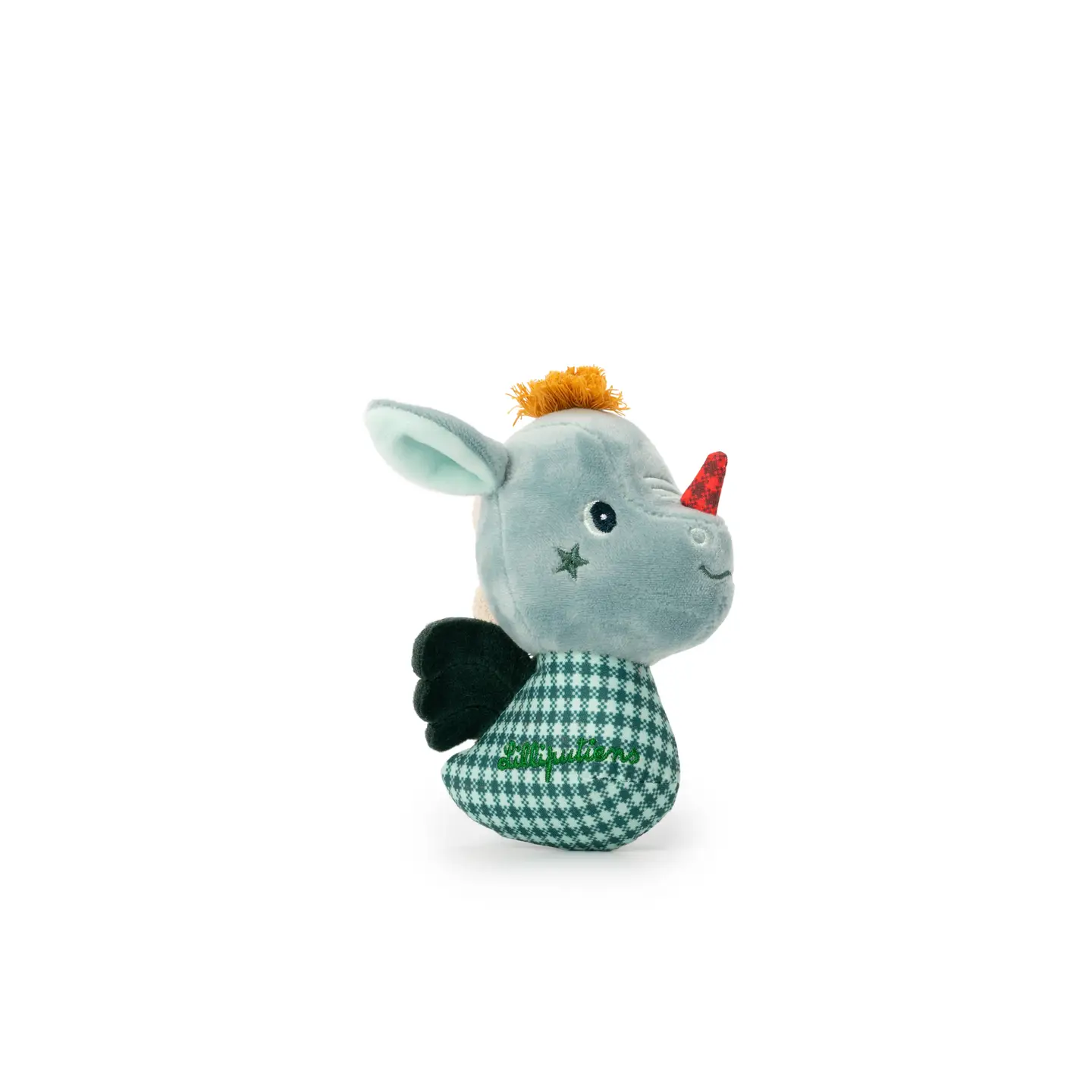 Janod Janod Joe the Dragon Mini Plush Rattle