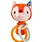 Janod Janod Alice The Fox Mini Rattle with Rings
