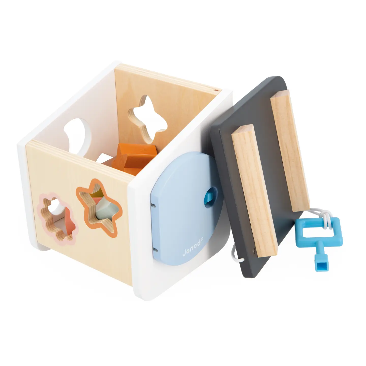 Janod Janod Sweet Cocoon-Bird House Shape Sorter
