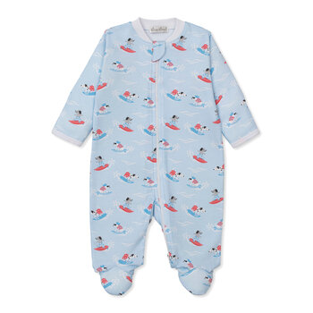 kissy kissy Kissy Kissy PJs Beach Pups Zip Footie