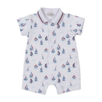 kissy kissy Kissy Kissy Red, White, & Blue Short Playsuit