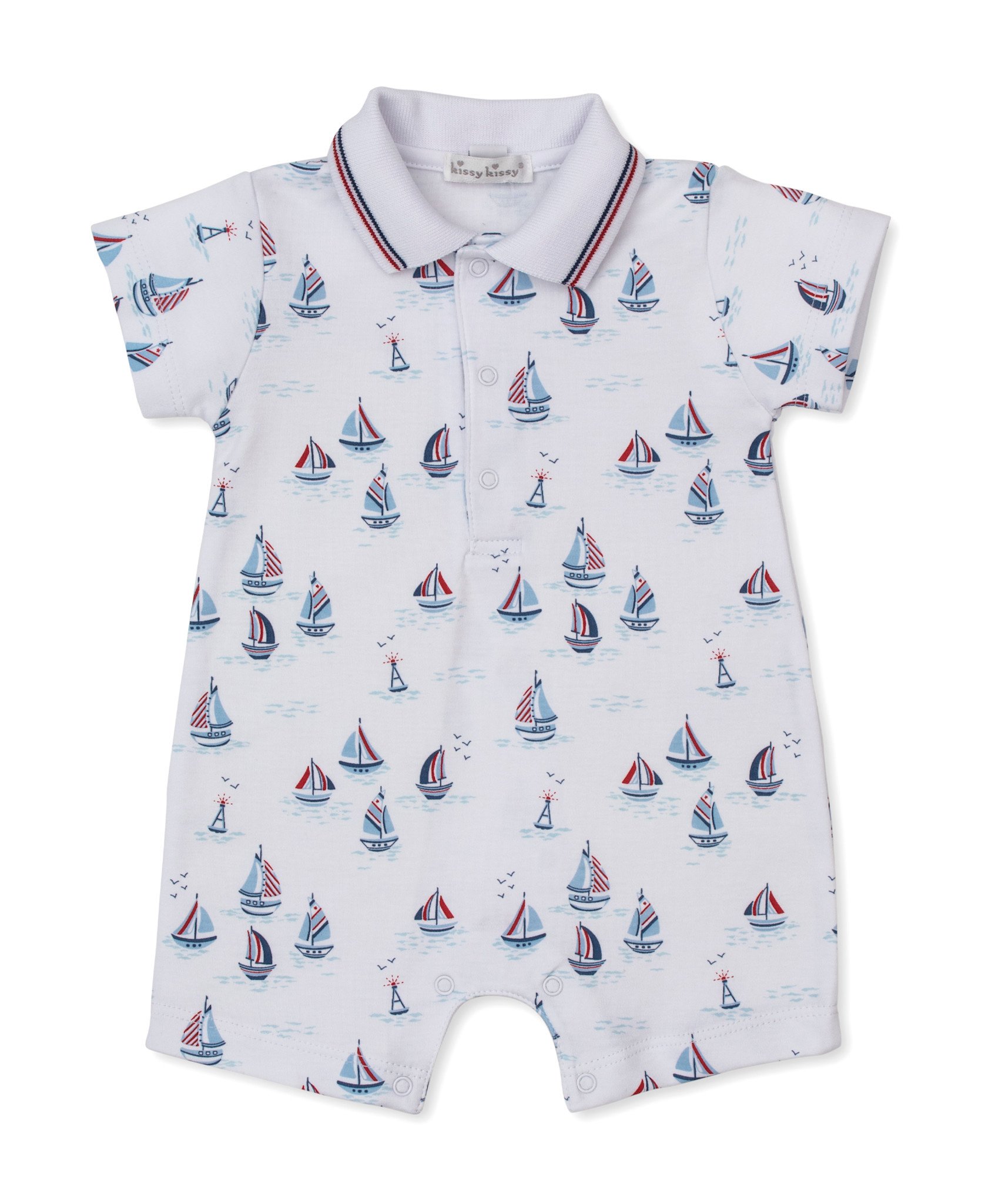 kissy kissy Kissy Kissy Red, White, & Blue Short Playsuit