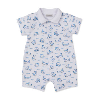 kissy kissy Kissy Kissy Whale Pods Short Playsuit