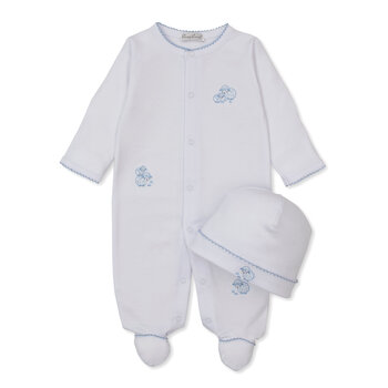 kissy kissy Kissy Kissy Sweet Sheep Footie w/Hat Snap Set
