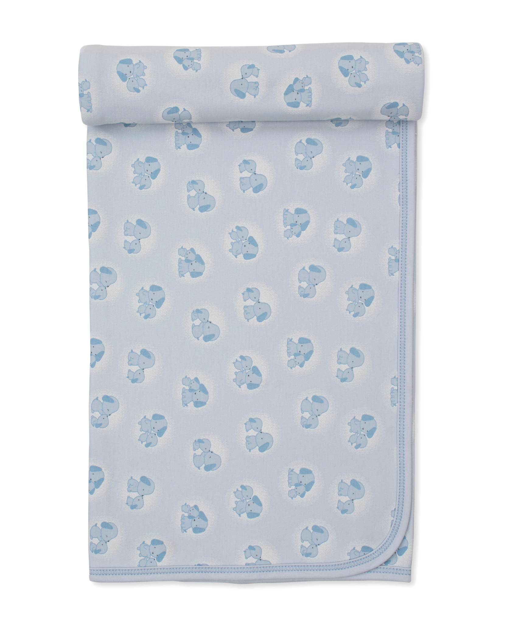 kissy kissy Kissy Kissy Puppy Family Blanket - Blue