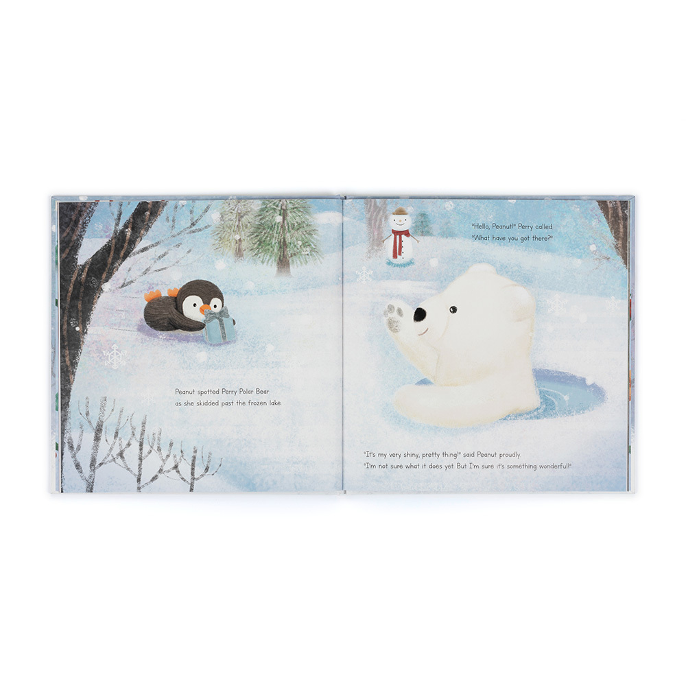 JellyCat Jellycat Peanut Penguin’s Perfect Present Book