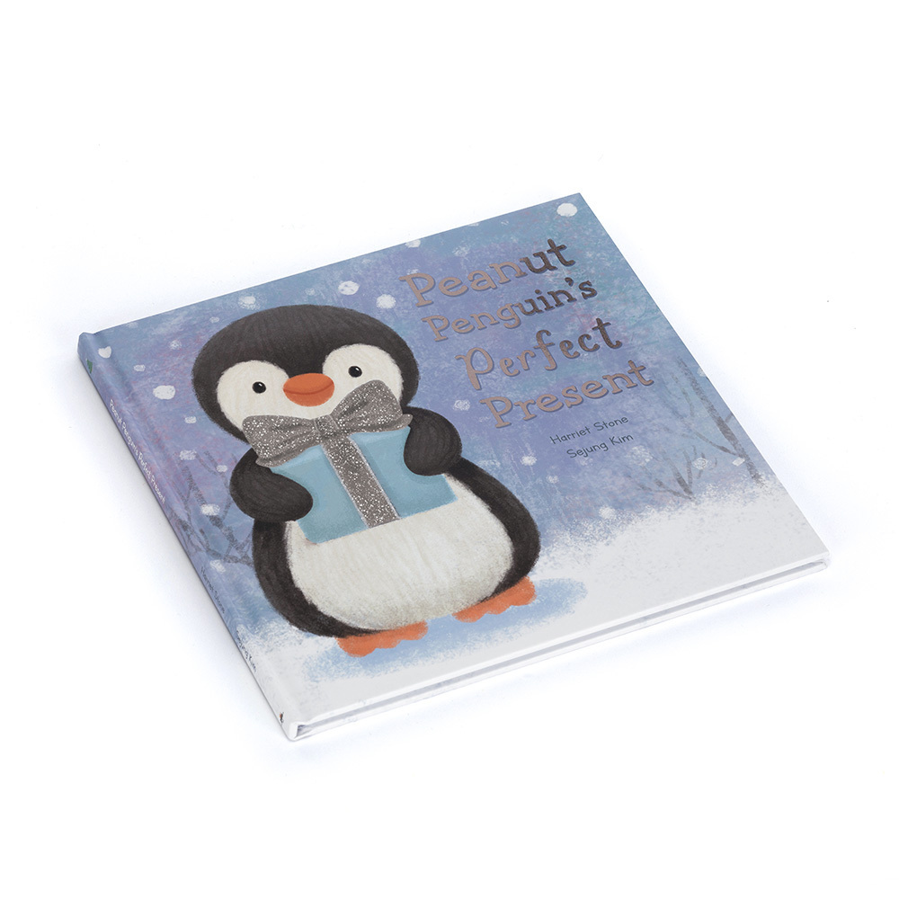 JellyCat Jellycat Peanut Penguin’s Perfect Present Book