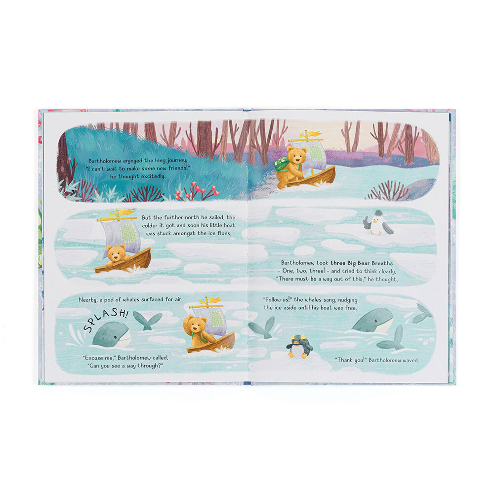 JellyCat Jellycat Bartholomew Bear and the Snow Giants Book