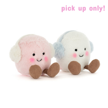 JellyCat Jellycat Amuseables Toastie Pink and White Marshmallows