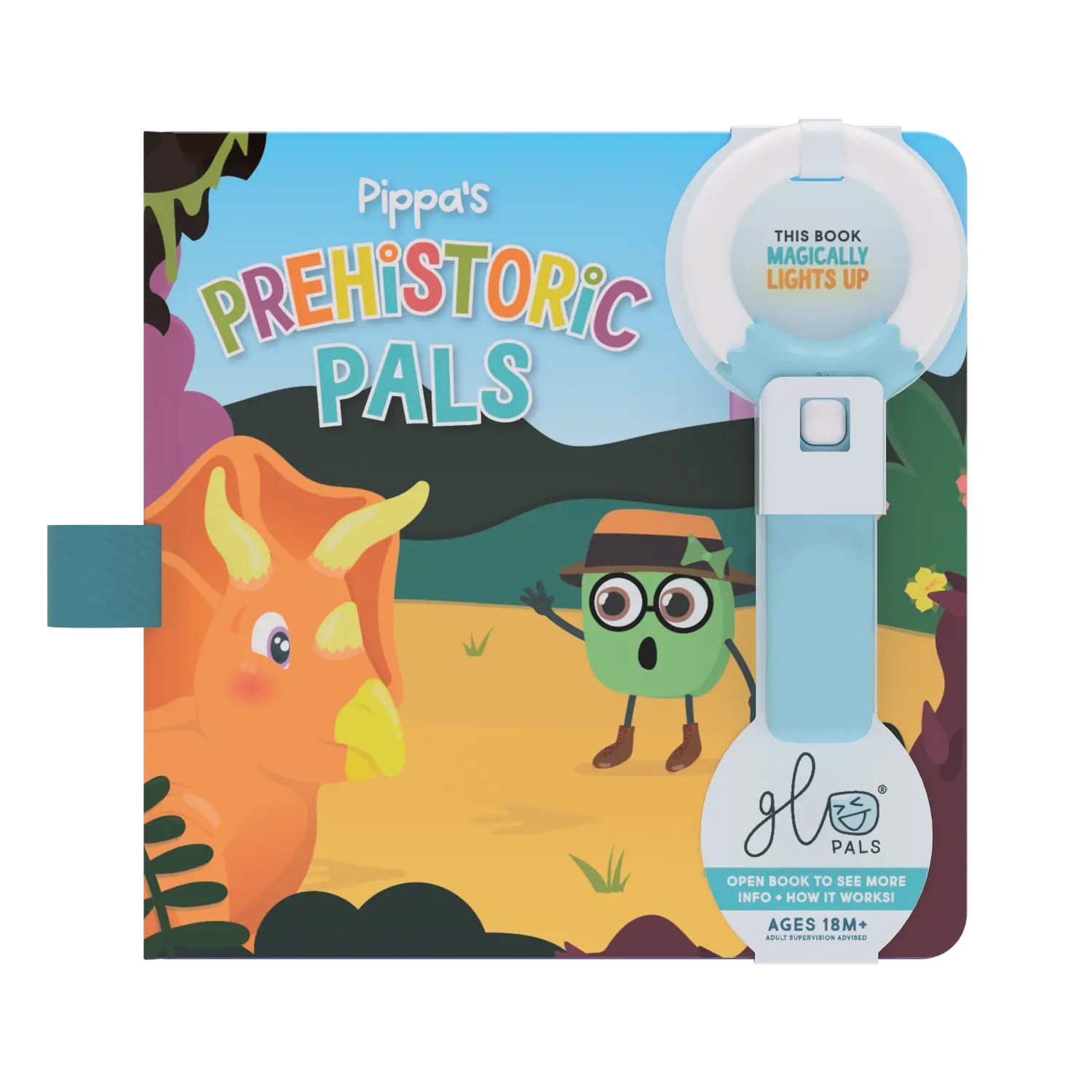 Glo Pals Light Up Book - Pippa and Her Prehistoric Pals