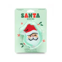 Living Royal 3D Packaged Crew Socks - Kids - Santa 4+