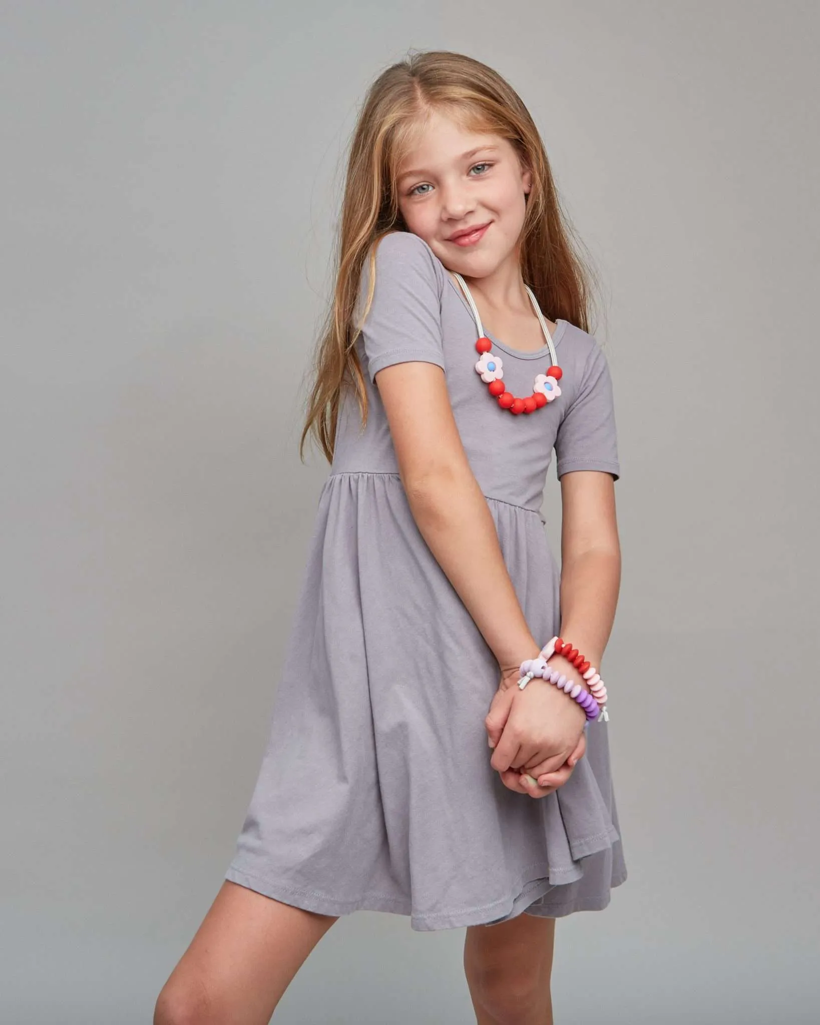 January Moon January Moon Plum Daisy Sensory Bracelet