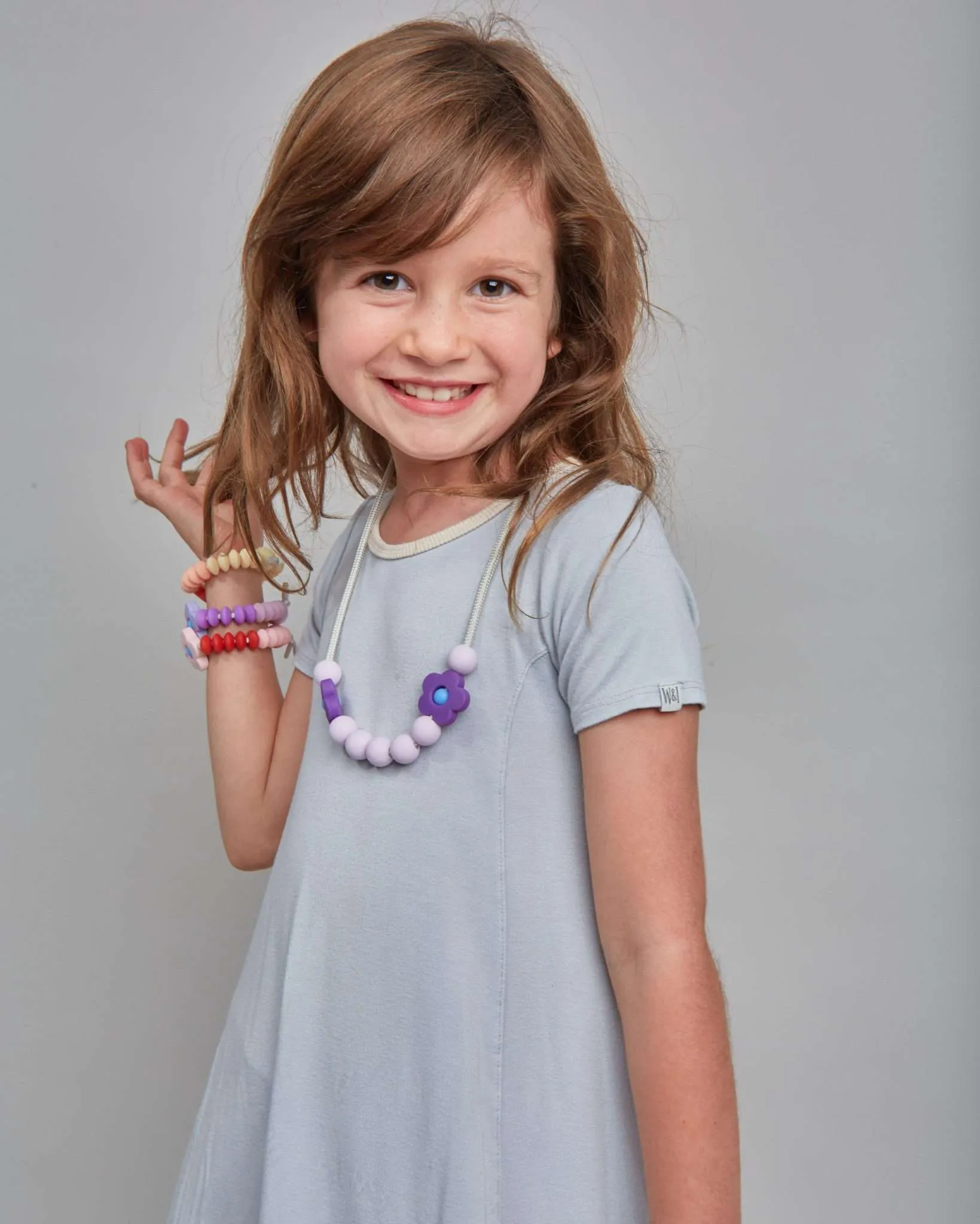 January Moon January Moon Plum Daisy Sensory Necklace