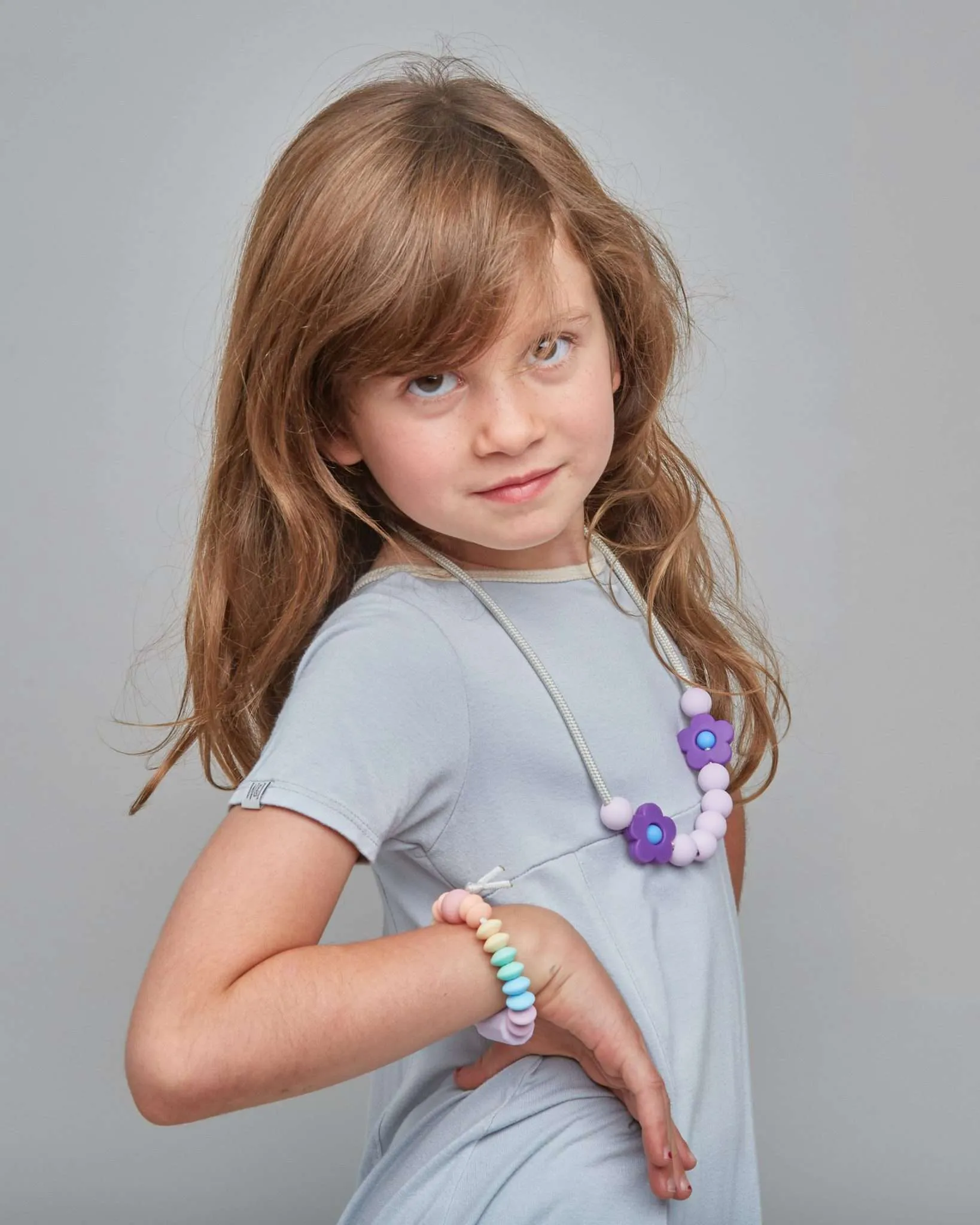 January Moon January Moon Plum Daisy Sensory Necklace