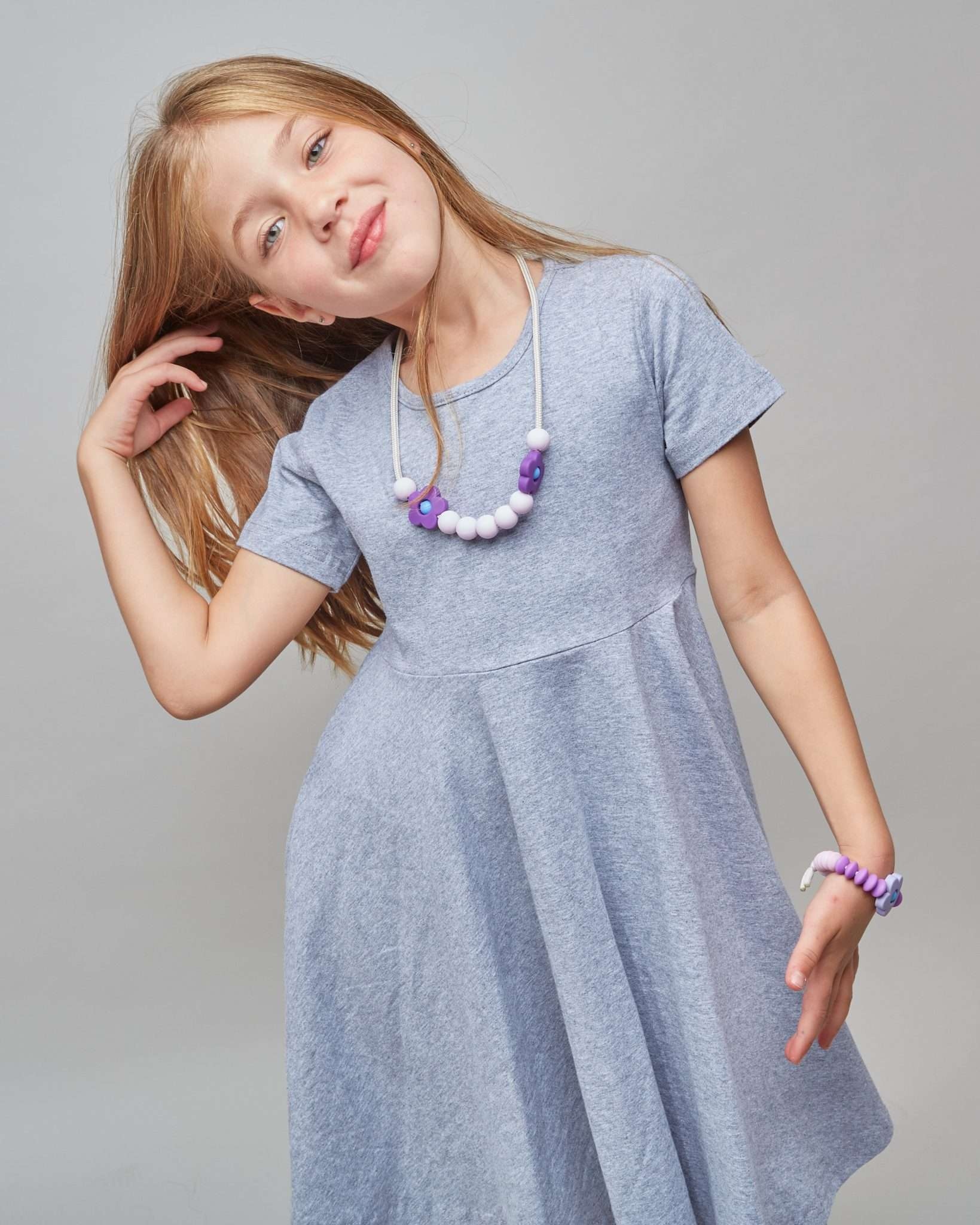 January Moon January Moon Plum Daisy Sensory Necklace