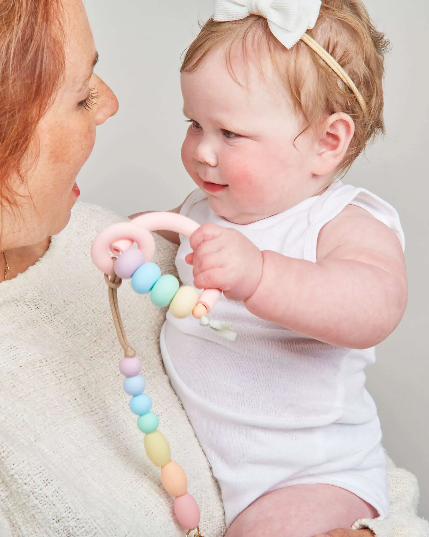 January Moon January Moon Rainbow Sherbet Arch Ring Teether