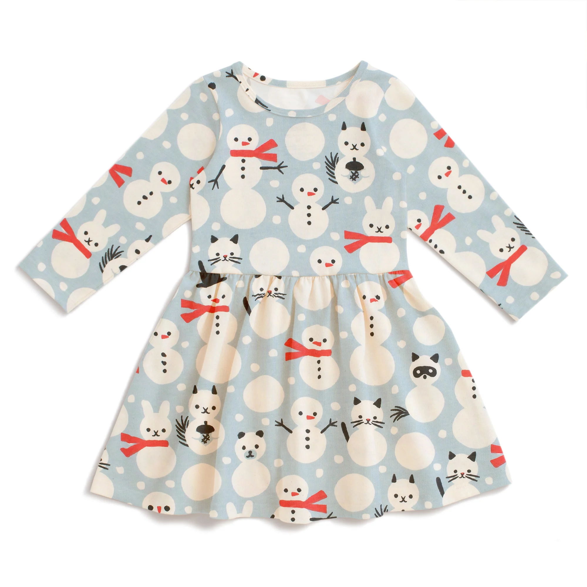 Winter Water Factory Winter Water Factory Calgary Dress - Snow Creatures