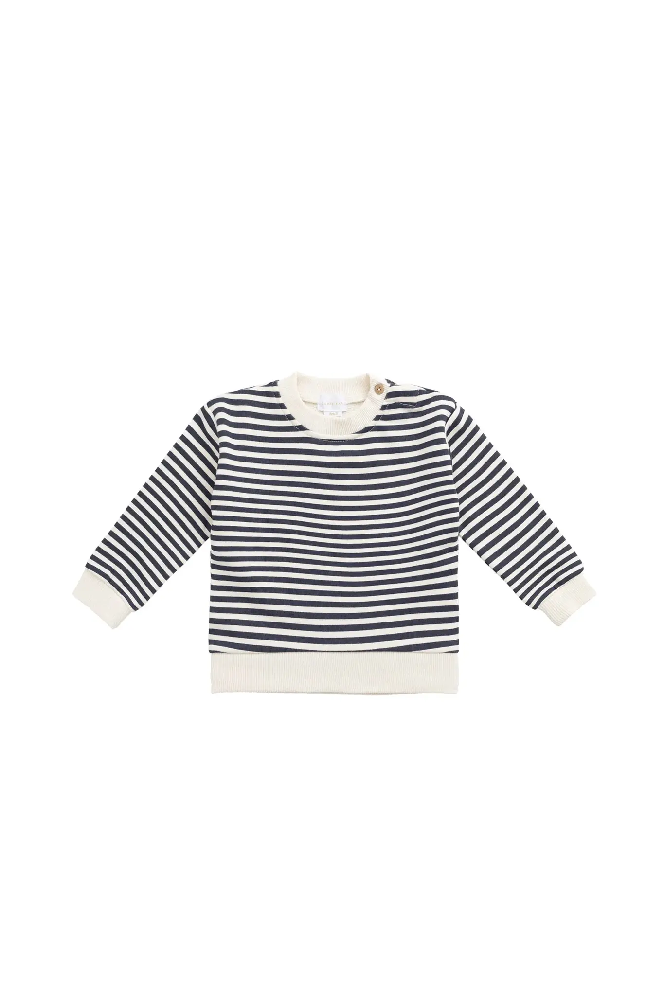 Jamie Kay Jamie Kay Organic Cotton Peyton Sweatshirt - Slim Stripe