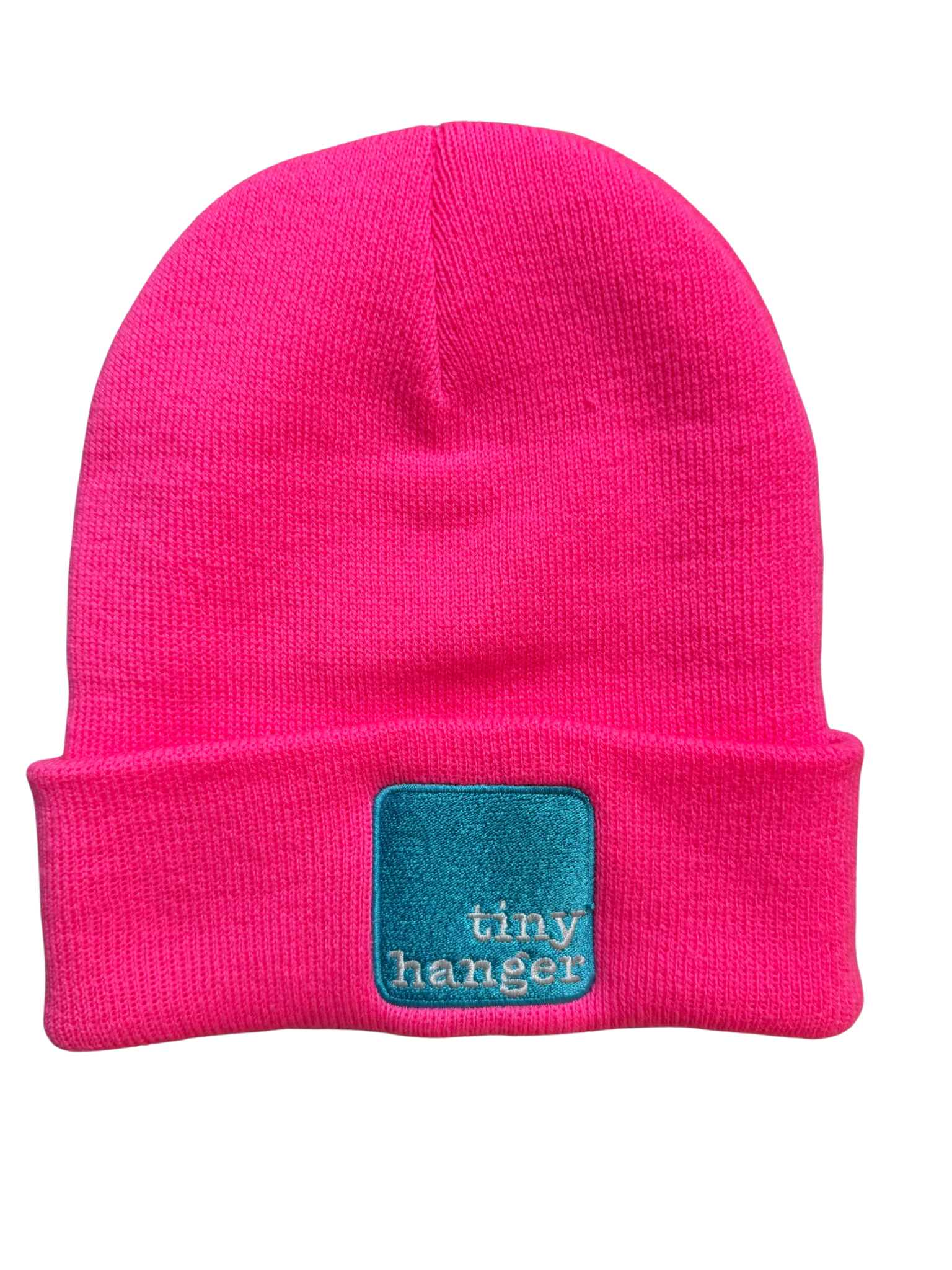 Tiny Hanger Neon Pink Beanie