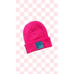 Tiny Hanger Neon Pink Beanie