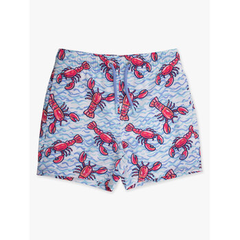 RuffleButts Rufflebutts Performance Hybrid Lobster Swim Trunks