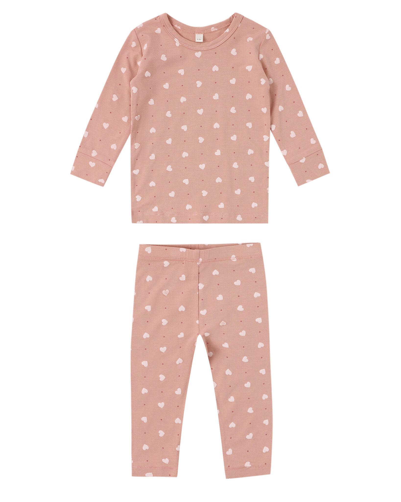 Quincy Mae Quincy Mae Bamboo Hearts Pajama Set
