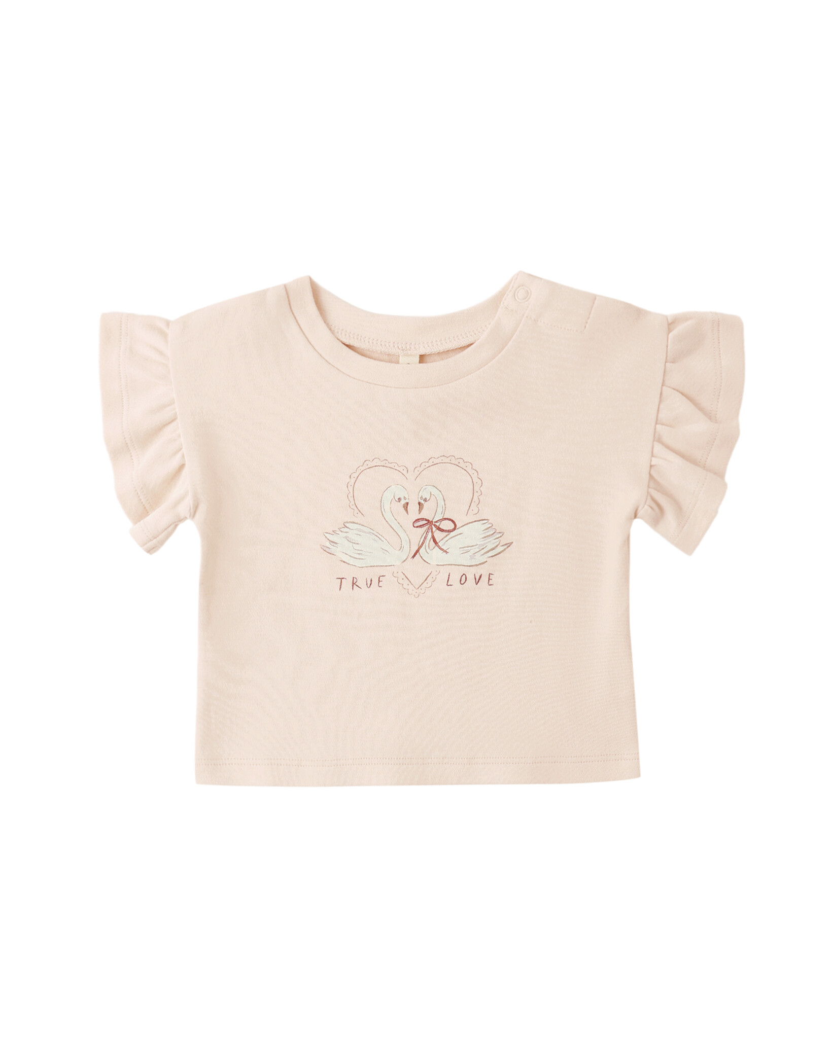 Quincy Mae Quincy Mae Swan Flutter Tee