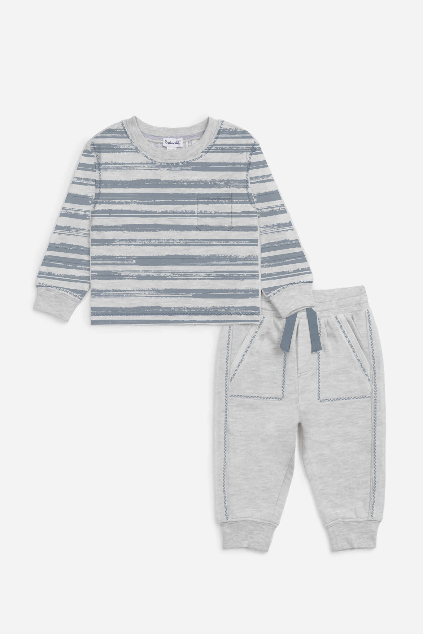 Splendid Splendid Sky High Stripe Pullover Set
