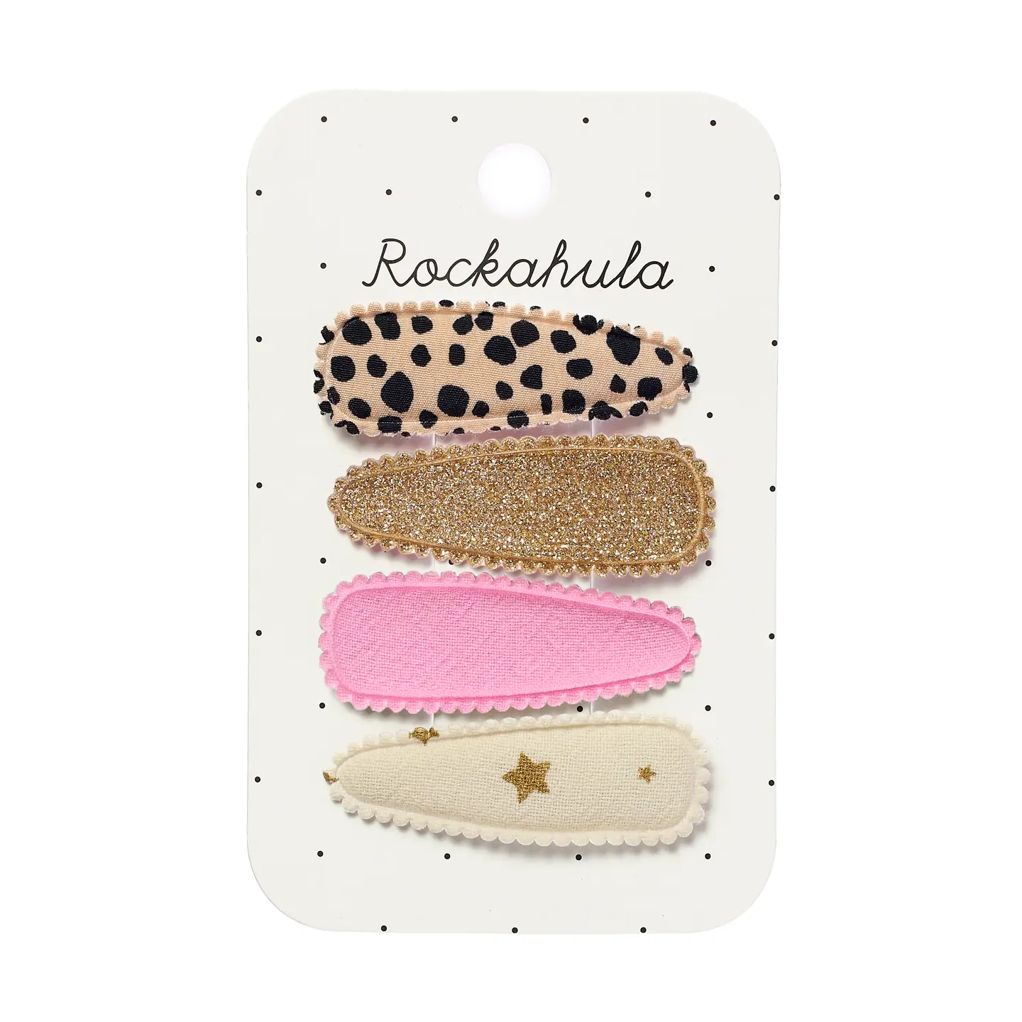Rockahula Leopard Fabric Clip Set