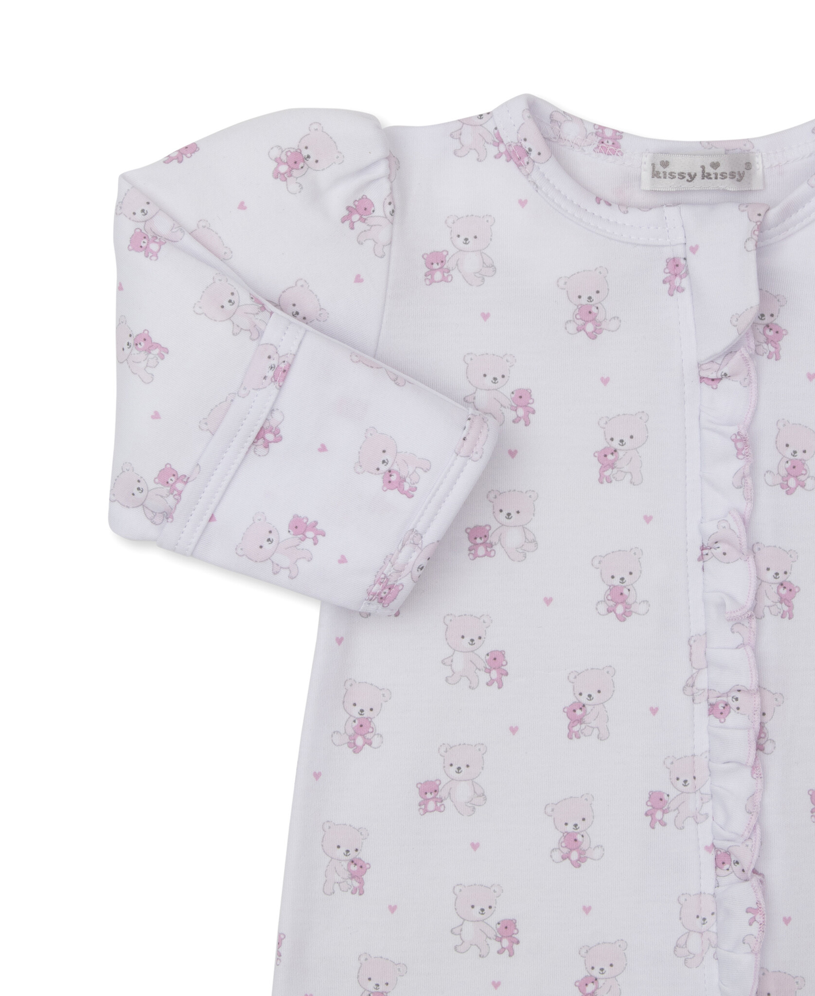 kissy kissy Kissy Kissy Teddy Bears Zip Footie