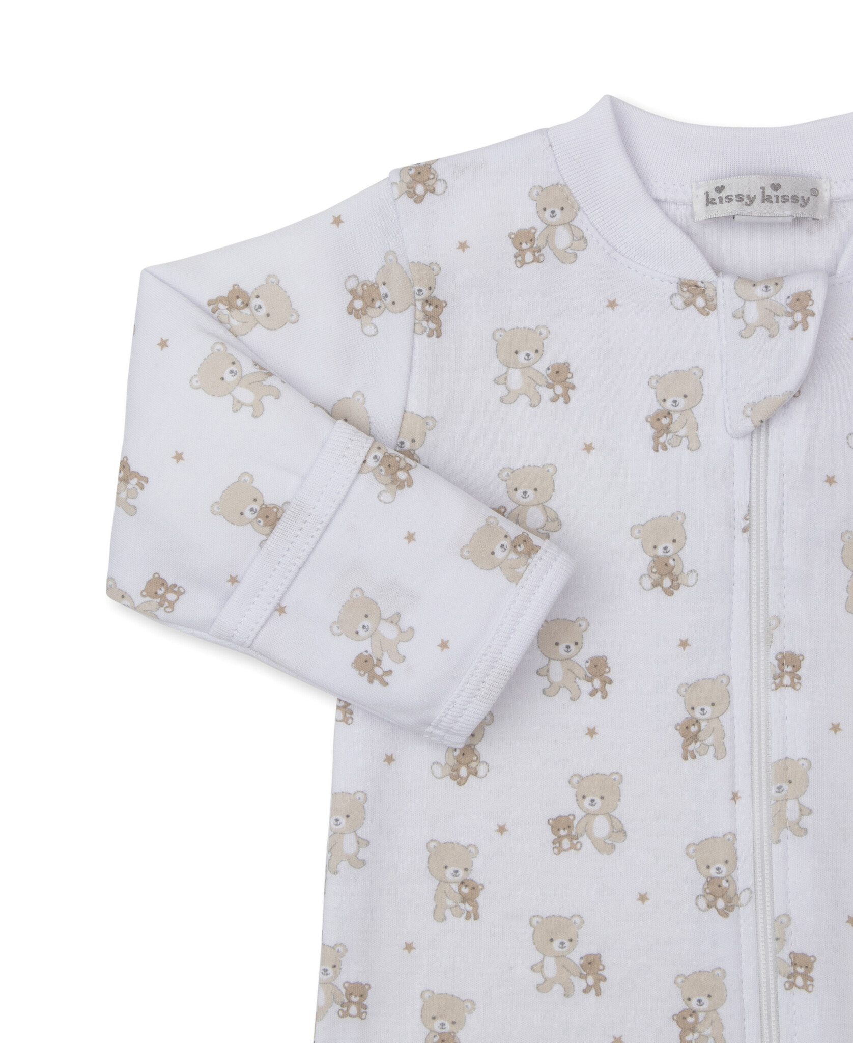 kissy kissy Kissy Kissy Teddy Bears Zip Footie