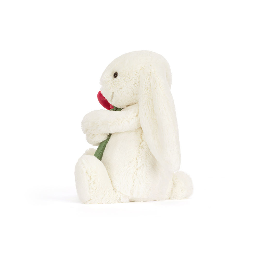 JellyCat Jellycat Cream Bunny with Rose