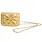 Gold Metallic Bow Purse
