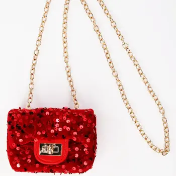 Red Sequin Purse