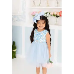 Mila & Rose Mila & Rose Blooming in Blue Tank Tutu Dress